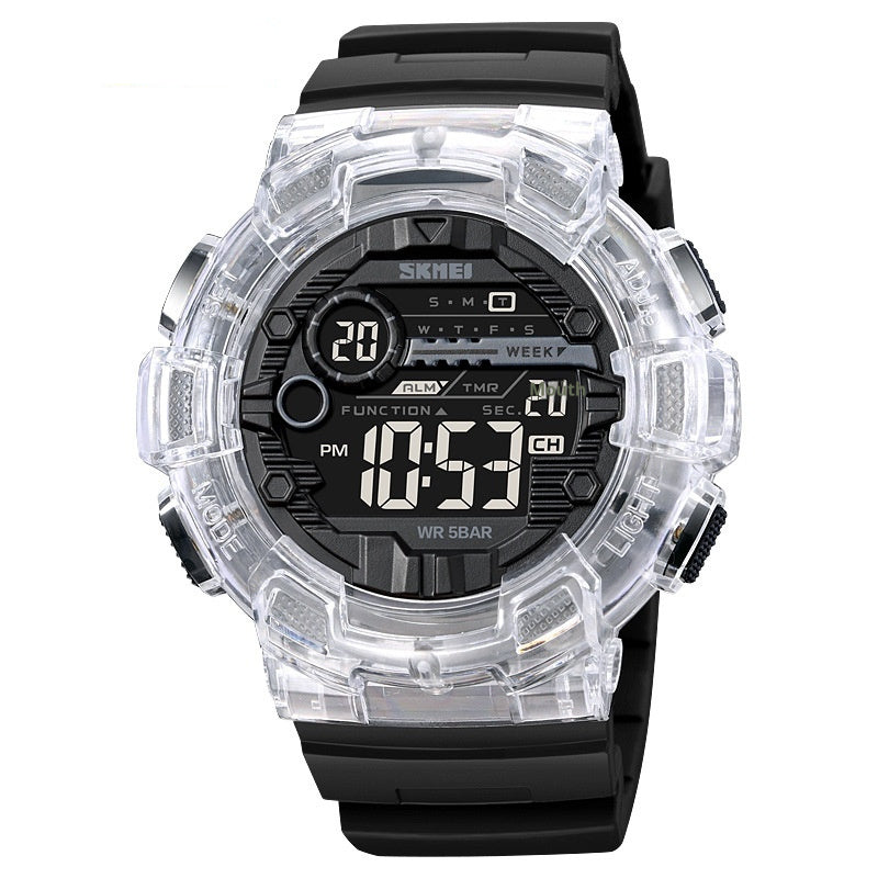 Multifunctional Mens Electronic Waterproof Luminous Sports Watch