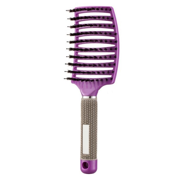 Hairbrush Anti Klit Brushy Haarborstel Women Detangler Hair Brush Bristle Nylon Scalp Massage Teaser Hair Brush Comb