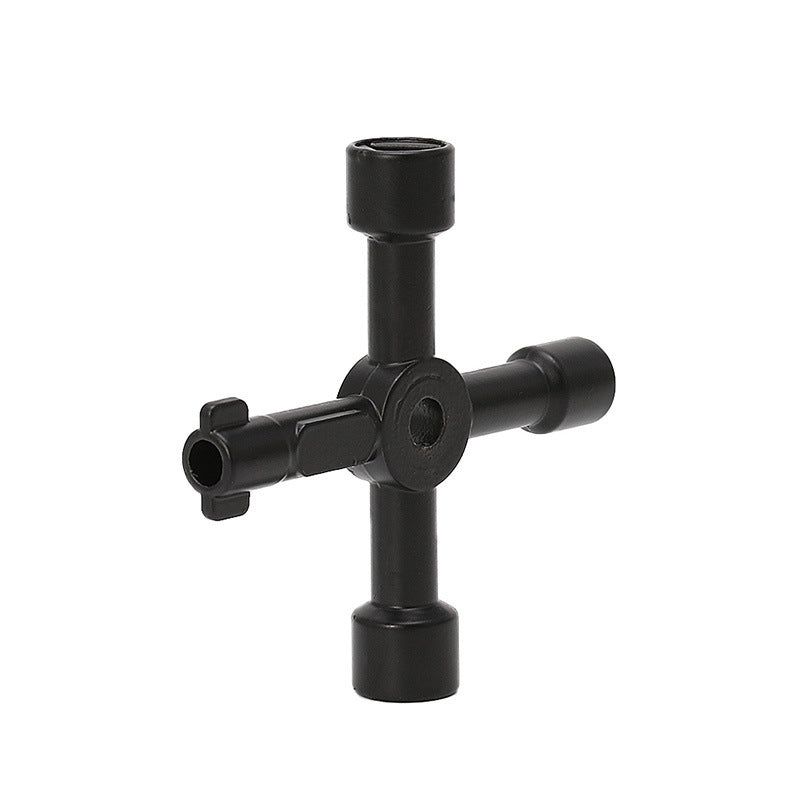 Multifunctional Wrench Tool Inner Square Hole Key Four-corner Electric Control Cabinet Elevator Cross Key