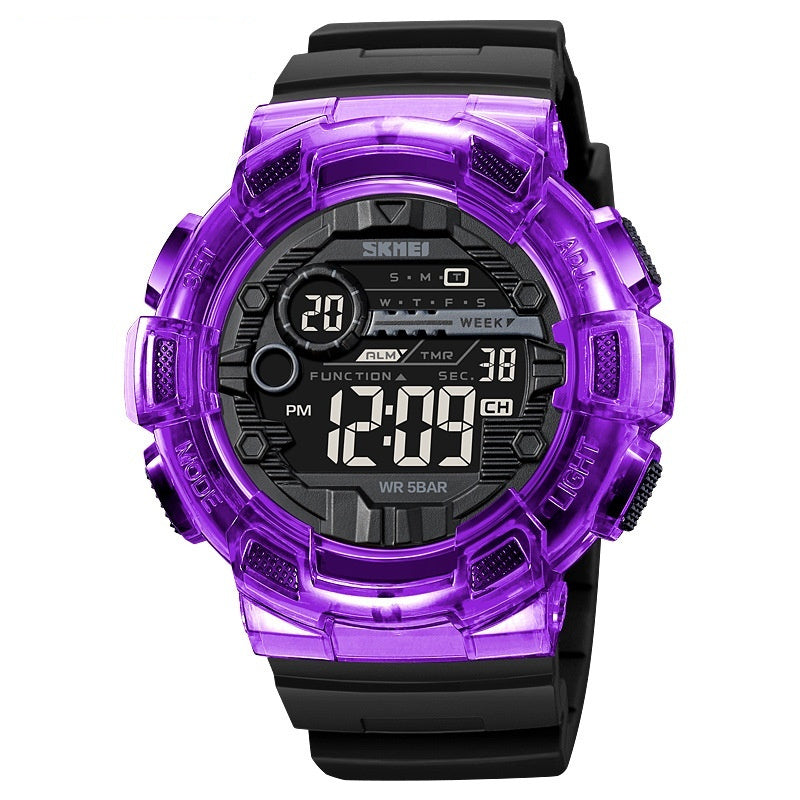 Multifunctional Mens Electronic Waterproof Luminous Sports Watch