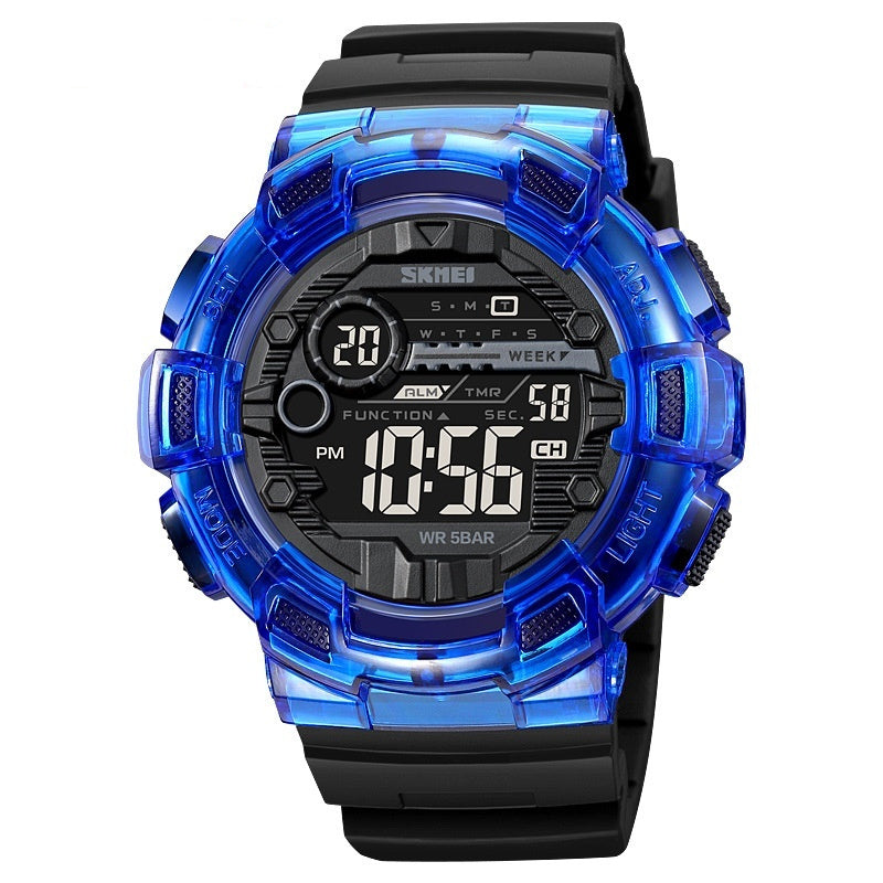 Multifunctional Mens Electronic Waterproof Luminous Sports Watch
