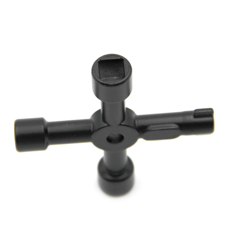 Multifunctional Wrench Tool Inner Square Hole Key Four-corner Electric Control Cabinet Elevator Cross Key