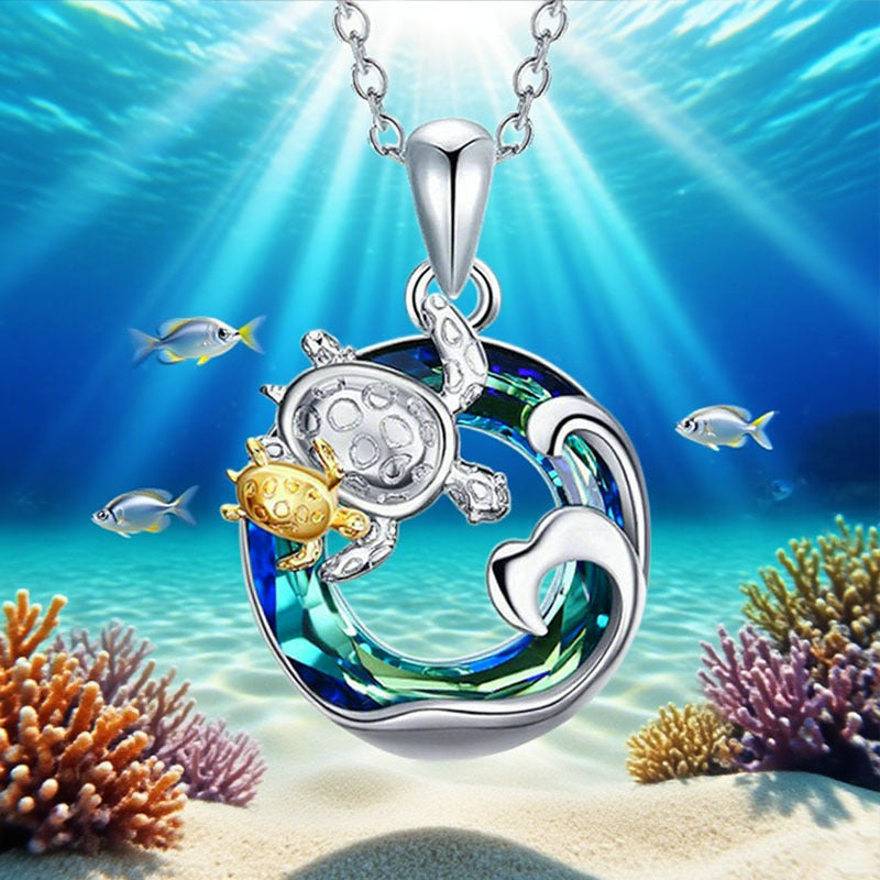 Sea Turtle Pendant Necklace A Mothers Day Gift