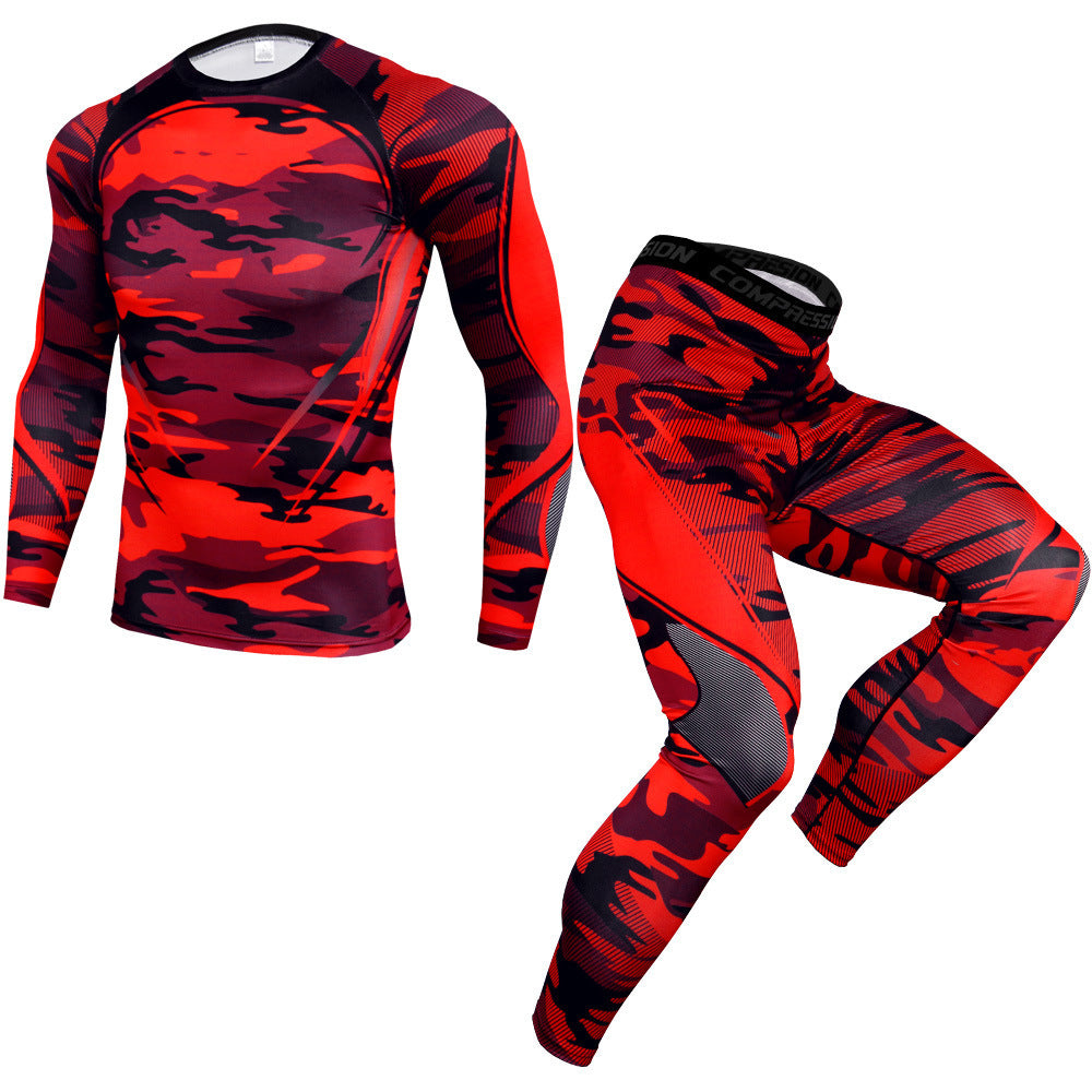 Outdoor fitness sports suit men&