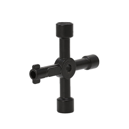 Multifunctional Wrench Tool Inner Square Hole Key Four-corner Electric Control Cabinet Elevator Cross Key