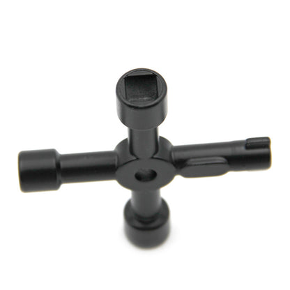 Multifunctional Wrench Tool Inner Square Hole Key Four-corner Electric Control Cabinet Elevator Cross Key