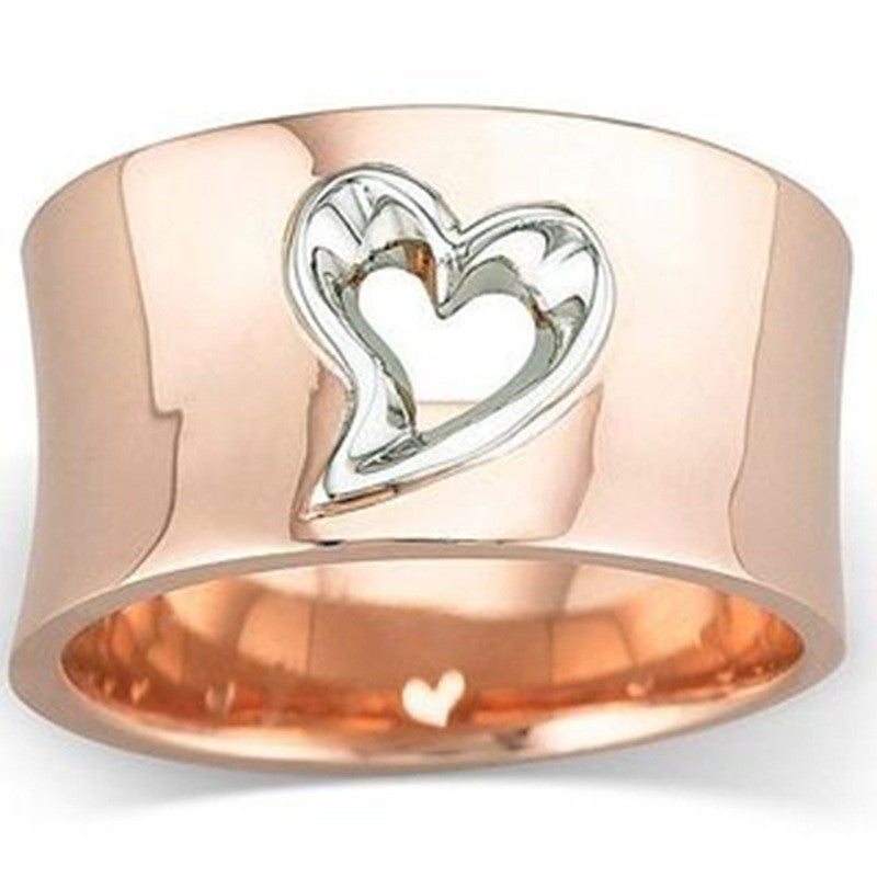 Retro Double-Layer Dandelion-Engraved Letter Ring