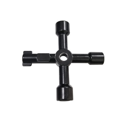 Multifunctional Wrench Tool Inner Square Hole Key Four-corner Electric Control Cabinet Elevator Cross Key