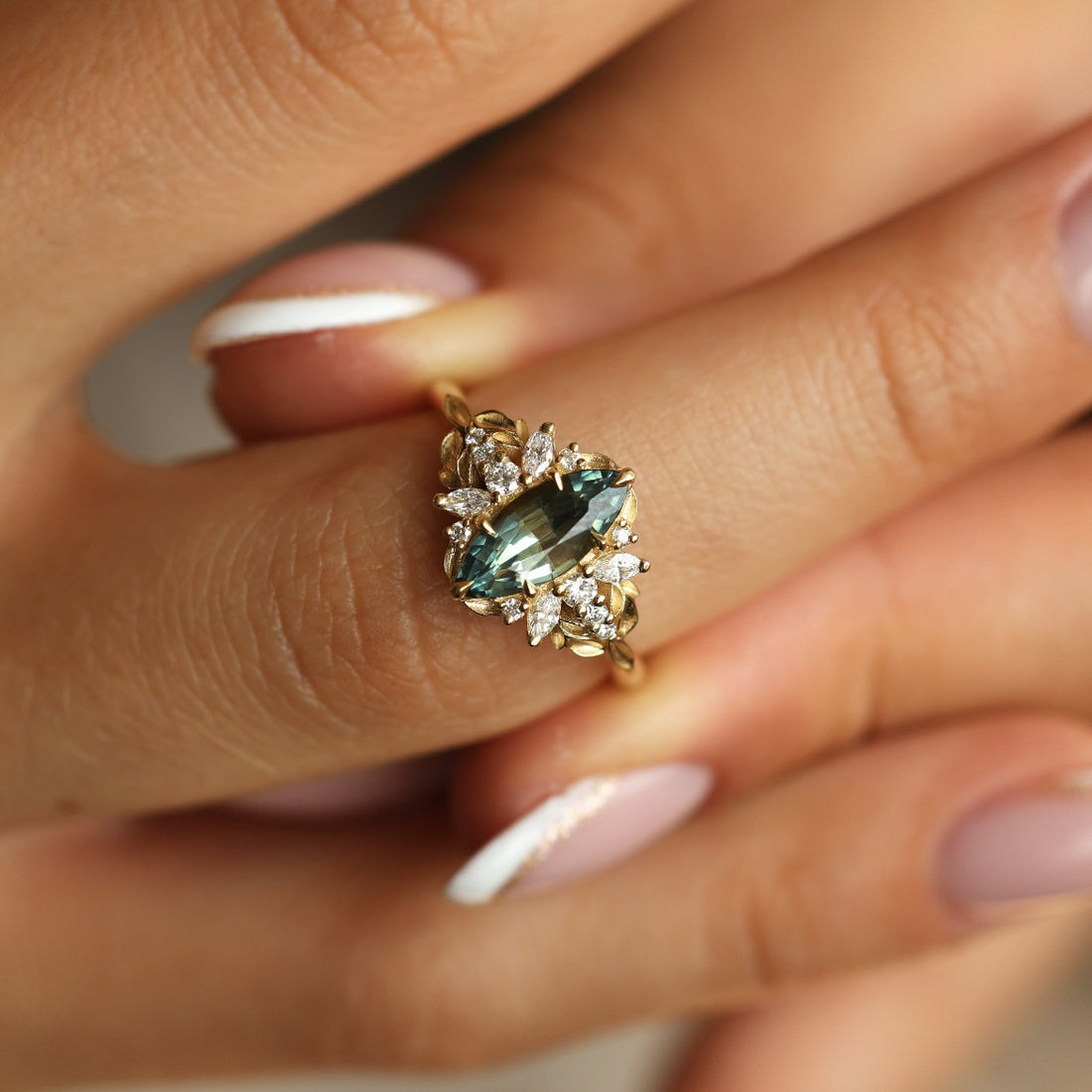 Versatile Minimalist Chanel-inspired Ring With Zircon Inlay