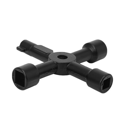 Multifunctional Wrench Tool Inner Square Hole Key Four-corner Electric Control Cabinet Elevator Cross Key