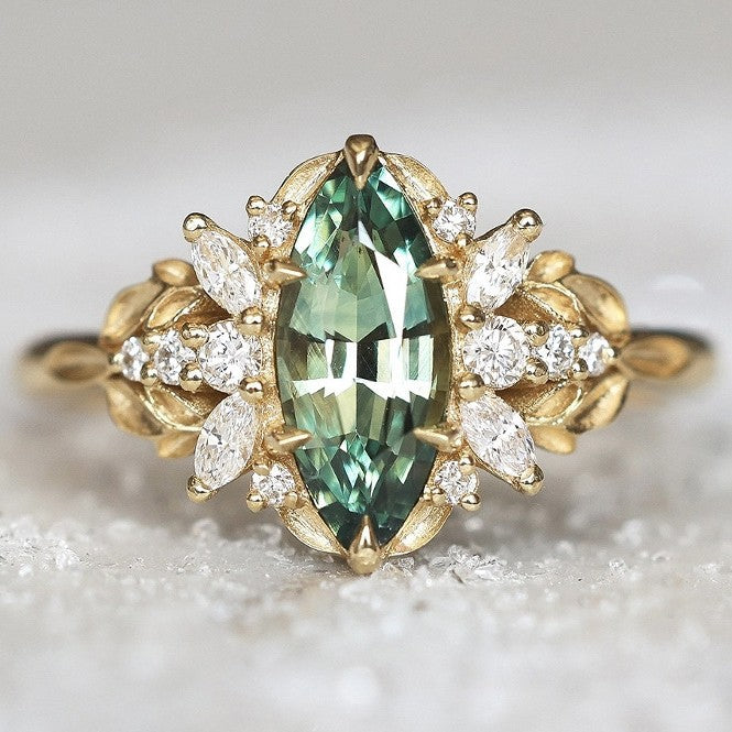 Versatile Minimalist Chanel-inspired Ring With Zircon Inlay