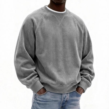 Mens Fashionable Simple And Relaxed Fit Sweatshirt