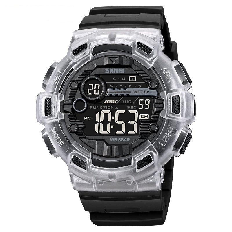 Multifunctional Mens Electronic Waterproof Luminous Sports Watch